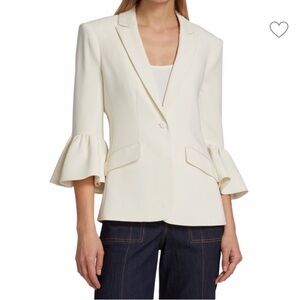 Cinq a sept Madeleine blazer in ivory size 12 NWT
